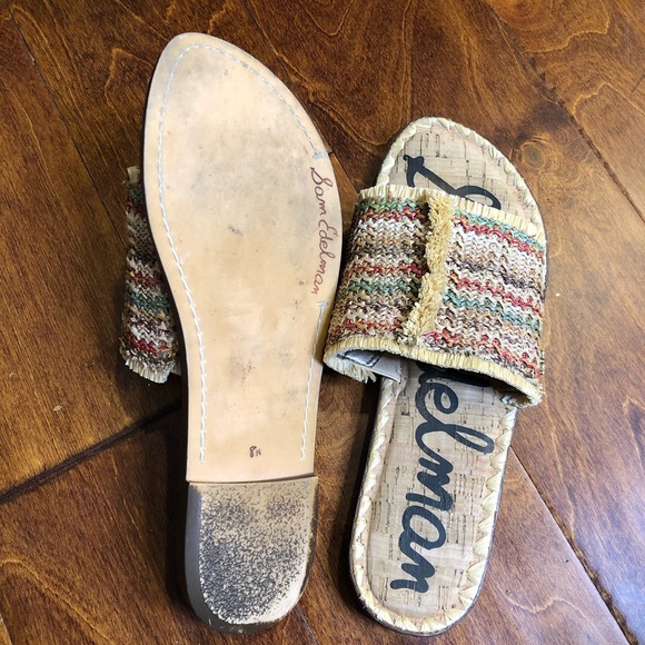 Sam Edelman Glenda Raffia Slide Sandal 8.5 - Picture 10 of 10